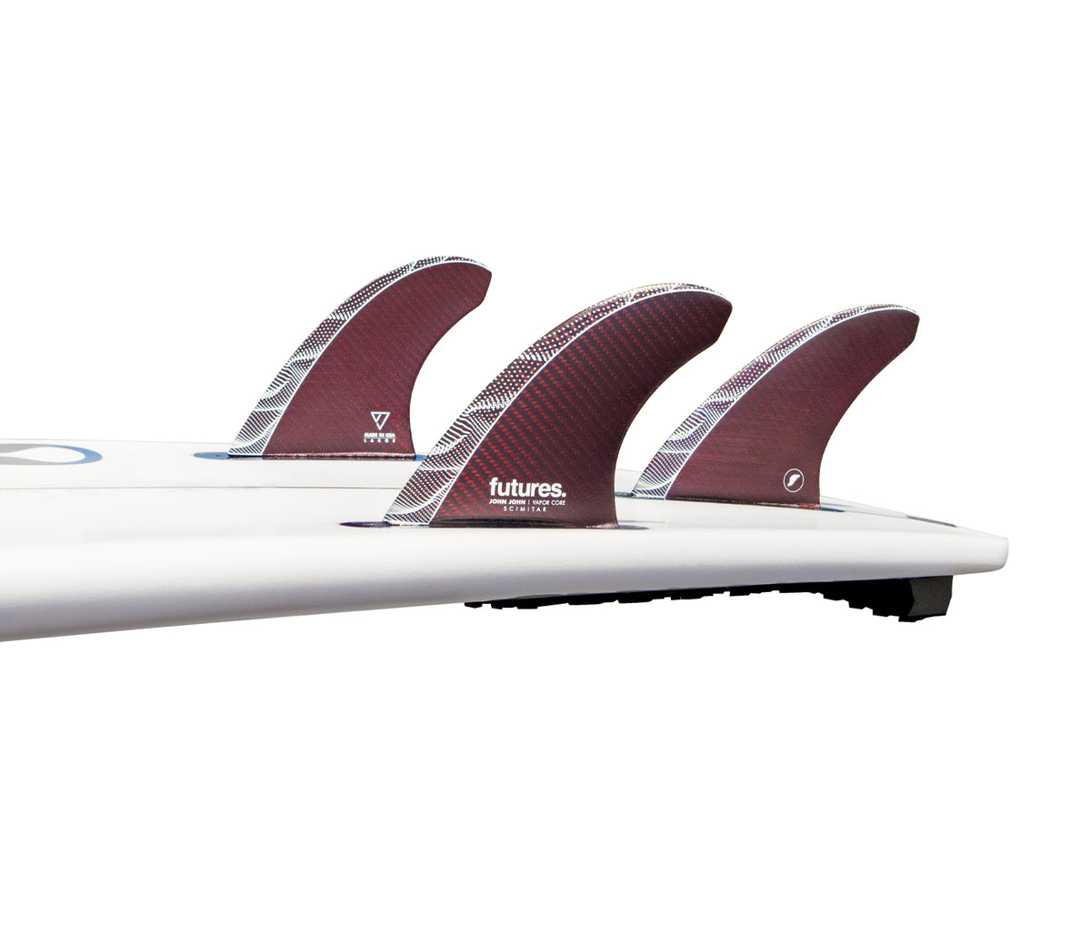 John John Florence Vapor Core Scimitar (L) – Futures Fins US