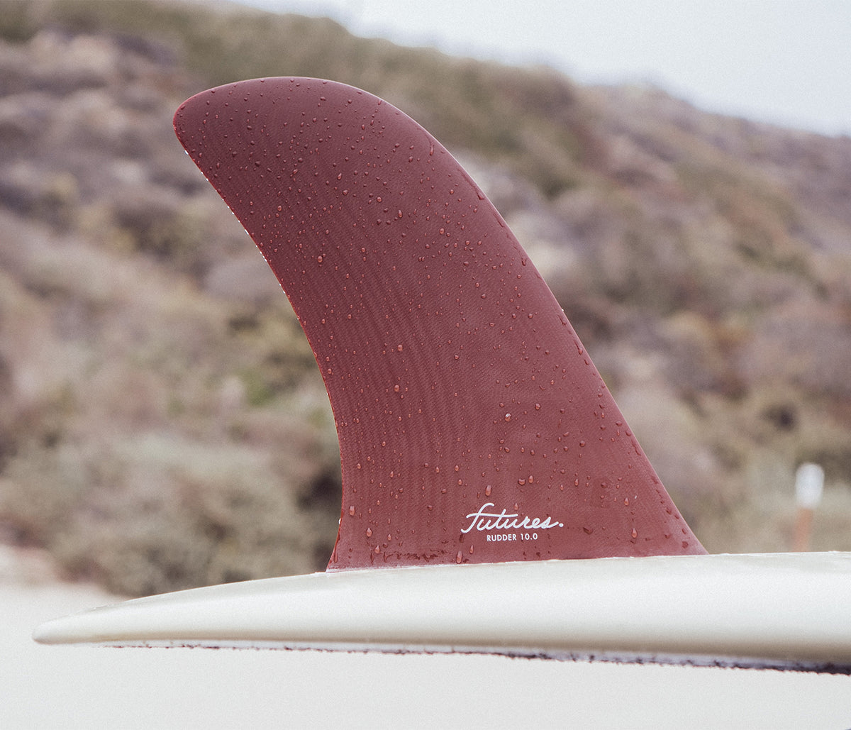 Rudder 10” - Single Fin - Futures Fins US
