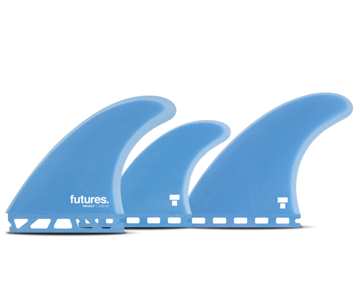 Twiggy 5-Fin Step-Up - Rake Surf Fins - Futures Fins US