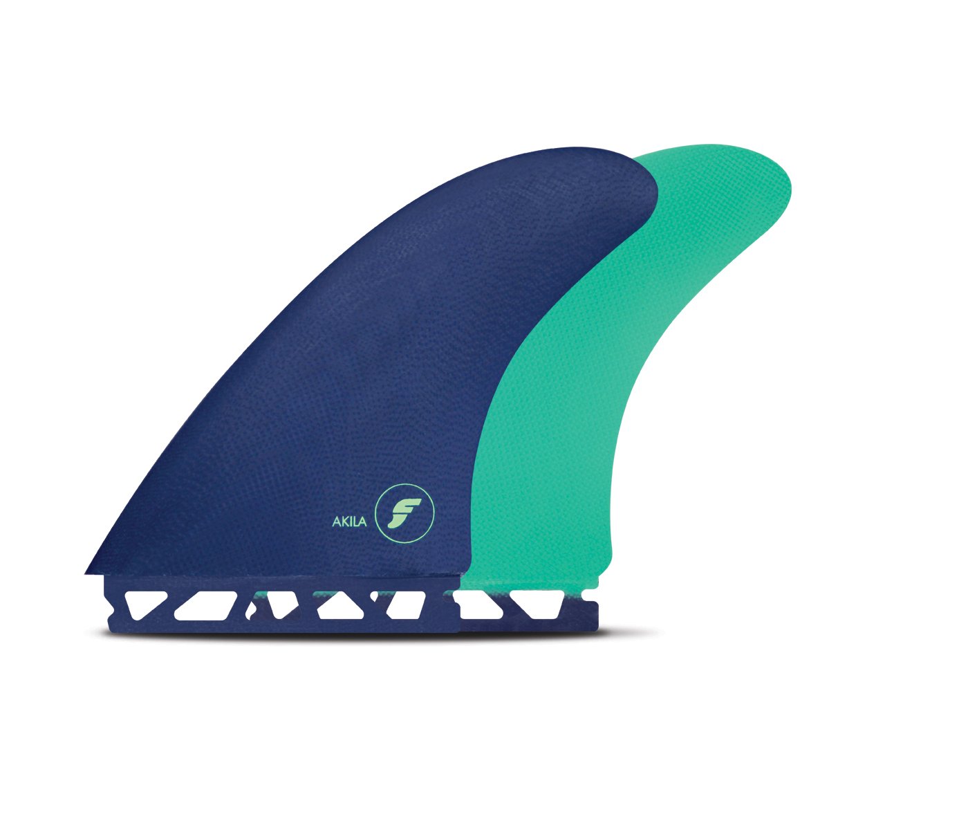 Akila Fiberglass, All Sizes, Twin Surfboard Fins